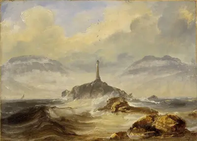 Lighthouse on the Norwegian Coast – Nr. 1, Peder Balke
