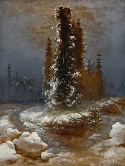Vårløsning (Spring Thaw), Peder Balke