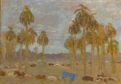 La Conquista del Chaco av Pedro Figari