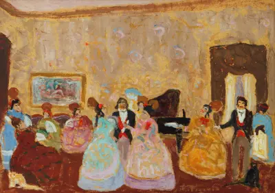 Tertulia (from 1880 until 1938) av Pedro Figari