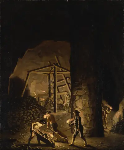 Gallery in Falun Copper Mine von Pehr Hilleström