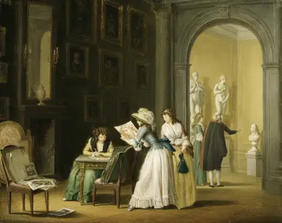 Interior from an Art Collection von Pehr Hilleström