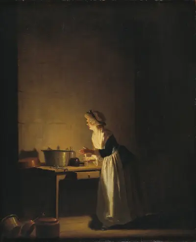Kitchen Scene von Pehr Hilleström