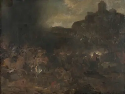 Landskap med lappar von Pehr Hilleström