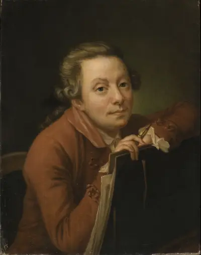 Självporträtt, 1771 av Pehr Hilleström