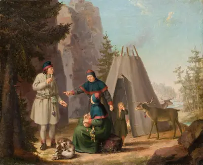 The Costumes of the Lapponians von Pehr Hilleström