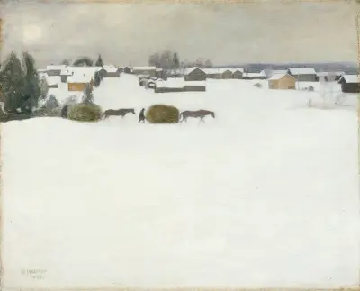 Load of Hay av Pekka Halonen
