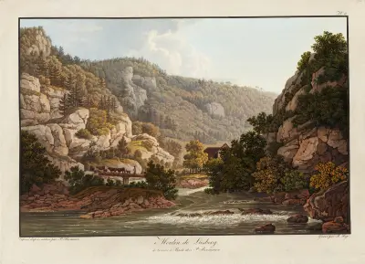 Moulin de Liesberg av Peter Birmann