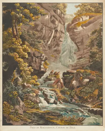 Près de Reigoltswyl, Canton de Bâle av Peter Birmann