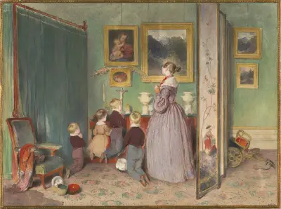 The Evening Prayer av Peter Fendi