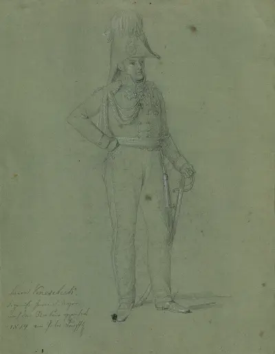 Baron Knesebeck av Johann Peter Krafft