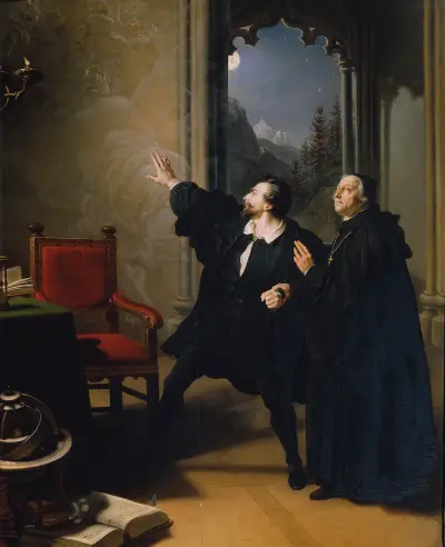 Manfreds Sterbestunde av Johann Peter Krafft
