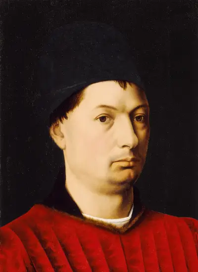 Portrait of a Man av Petrus Christus