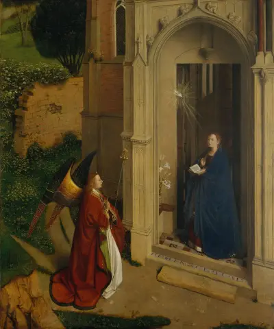 The Annunciation av Petrus Christus