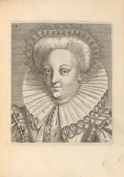 Female, Turned to Left, 1590 – Nr. 2, Philip Galle
