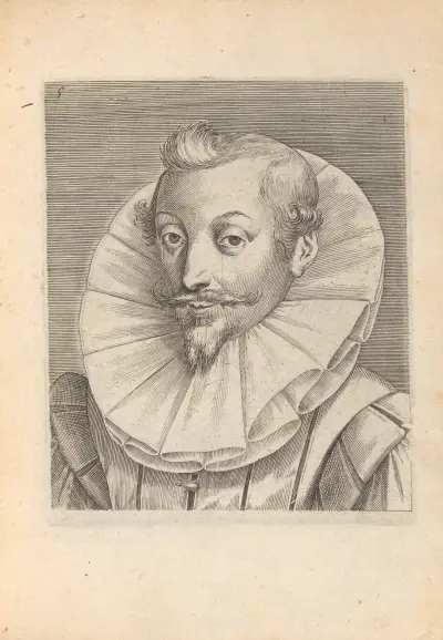 Male, Turned to Left, 1590 – Nr. 3, Philip Galle