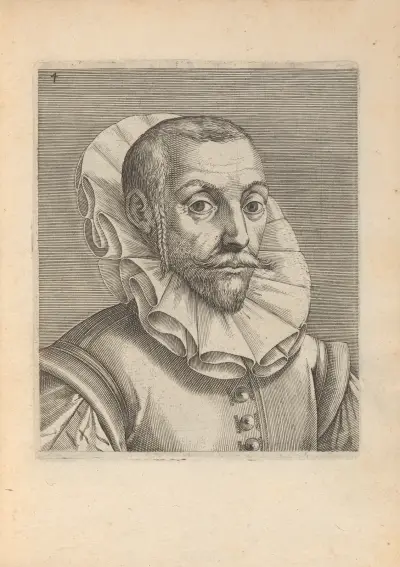 Male, Turned to Right, 1590 – Nr. 2, Philip Galle