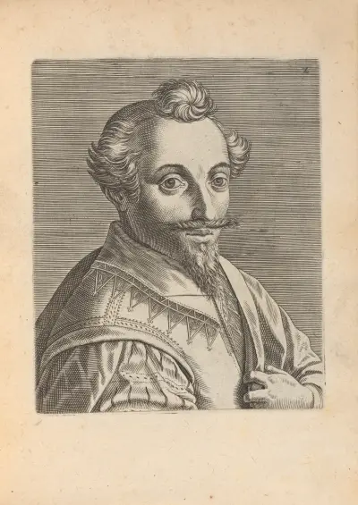 Male, Turned to Right, 1590 – Nr. 1, Philip Galle