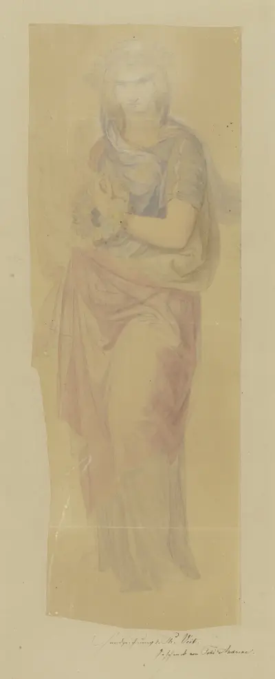 Allegory of poetry av Philipp Veit