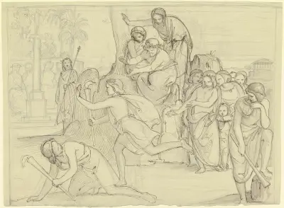 The torch relay., 1832 – nr 1 av Philipp Veit