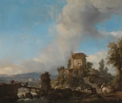 The Stag Hunt von Philips Wouwerman