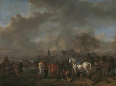 The Victory of the Peasants von Philips Wouwerman