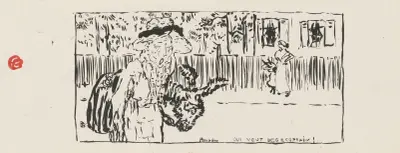 Arcachon qui veut des écopeaux! av Pierre Bonnard