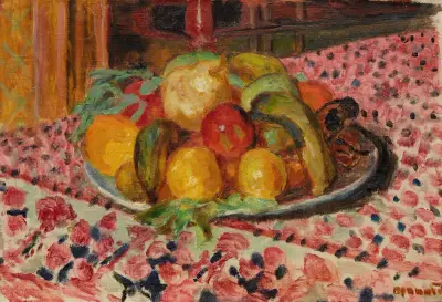 Assiette de fruits av Pierre Bonnard