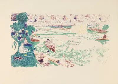 Boating av Pierre Bonnard