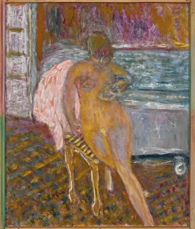 Femme à sa toilette av Pierre Bonnard