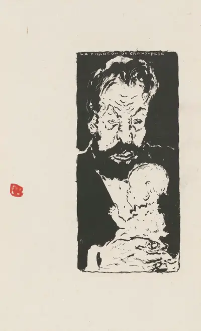 La chanson du grand-père av Pierre Bonnard