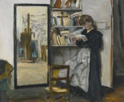 La lecture av Pierre Bonnard