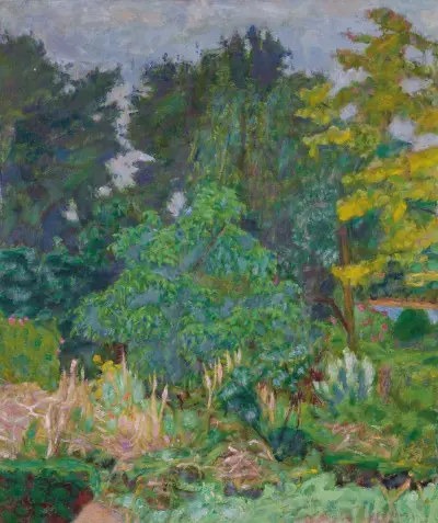 Le jardin de Vernon av Pierre Bonnard