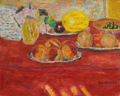 Nature morte au melon av Pierre Bonnard