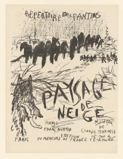 Zasněžená krajina, Pierre Bonnard