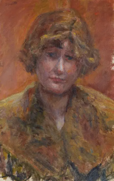 Portrait de jeune fille (étude) av Pierre Bonnard