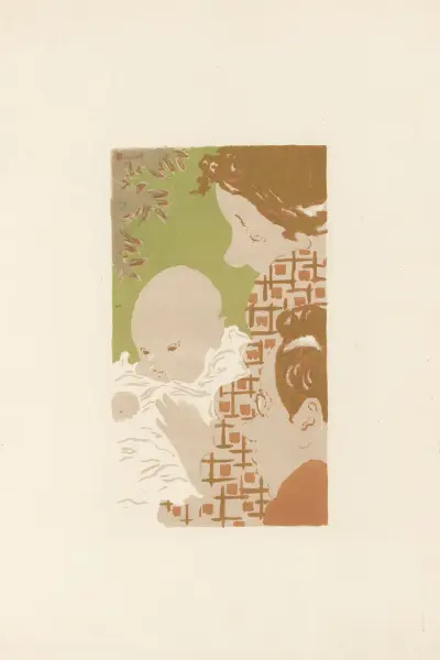 Scène de famille – en hauteur av Pierre Bonnard