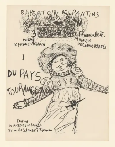 Tři písně pro uzenářku – Z kraje tourského, Pierre Bonnard