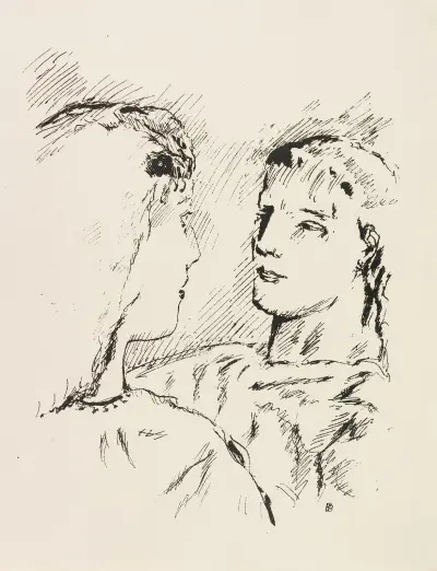 Vollard, A., Sainte Monique av Pierre Bonnard