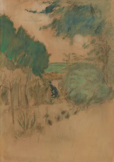 Vue de Vernon av Pierre Bonnard