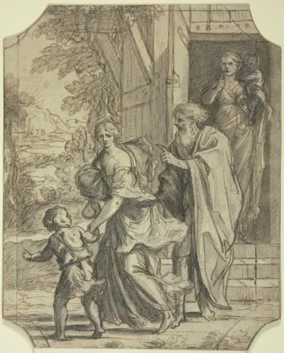 Expulsion of the Hagar von Pierre Mignard