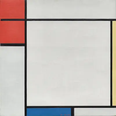Composition with Red, Yellow, and Blue av Piet Mondrian