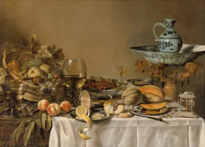 Stillleben, 1640 von Pieter Claesz