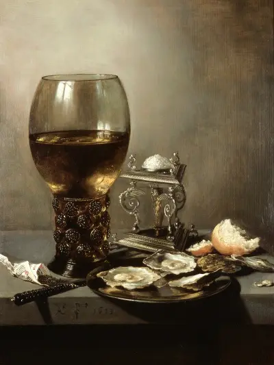 Stillleben, 1643 – Nr. 2 von Pieter Claesz