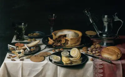 Stilleben, 1625 von Pieter Claesz