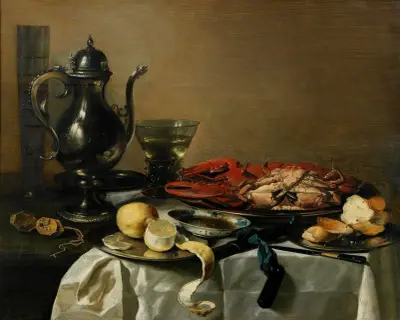 Stillleben, 1643 – Nr. 1 von Pieter Claesz