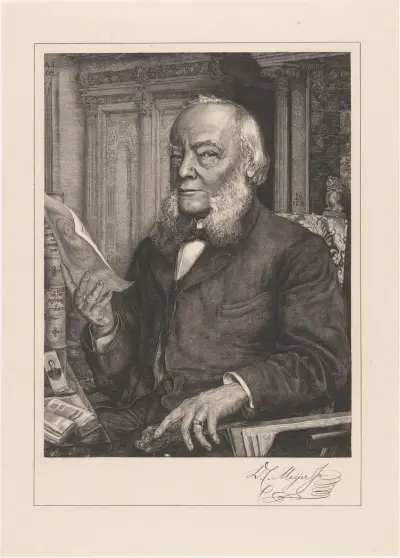 Porträt von Dirk Christiaan Meijer von Pieter Dupont