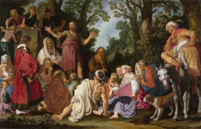 St John the Baptist Preaching, Pieter Lastman
