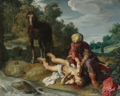The Good Samaritan, Pieter Lastman