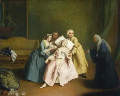 The Faint av Pietro Longhi